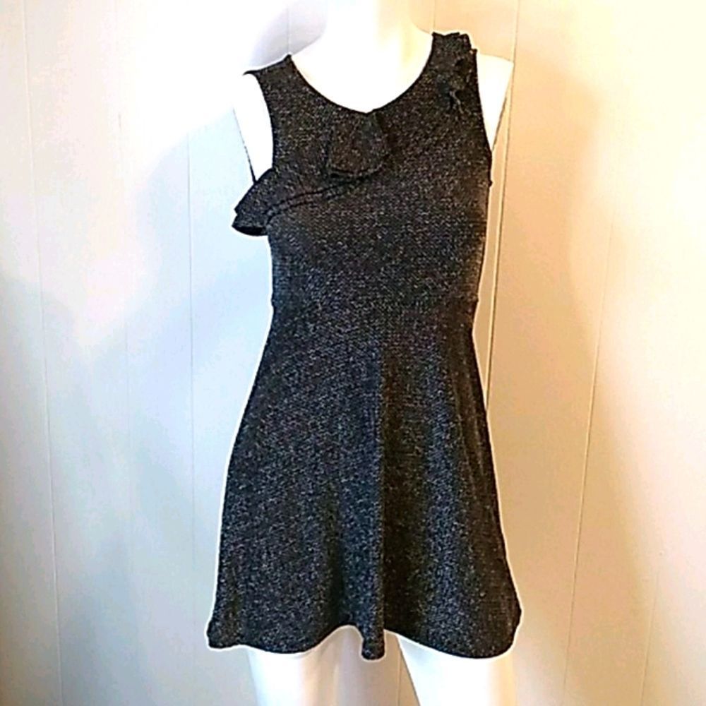 Epic Threads Black/Silver Dress. Medium